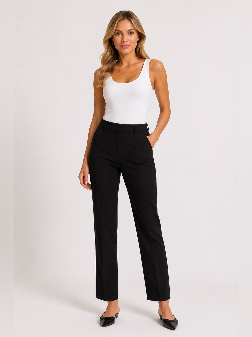 Vince Black Straight Leg Pants size 38